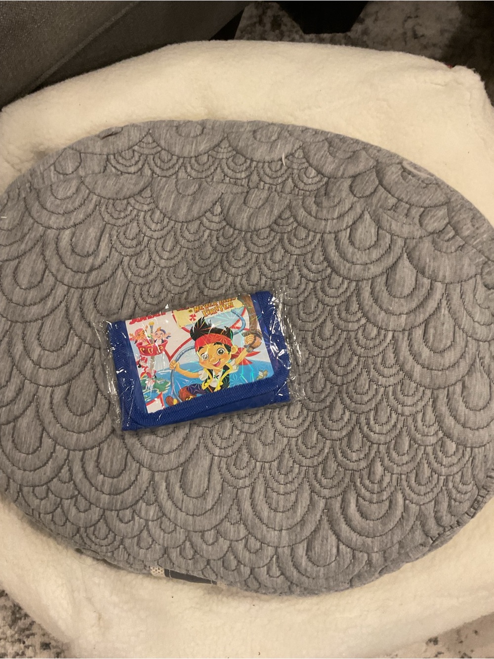 Disney Blue Kids Foldable Wallet with Jake and the Neverland Pirates